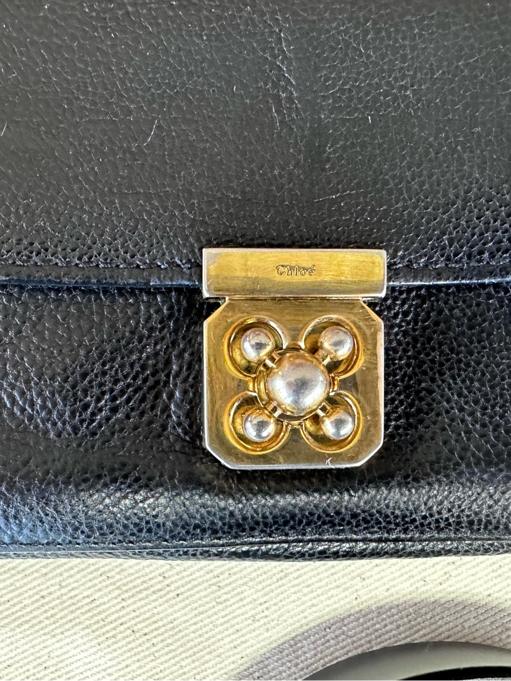 Authentic Chloe Elsie Black Leather Wallet  Gold Hardware | EUC - Picture 15 of 16